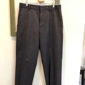 Banana Republic charcoal wool trousers (30x32)